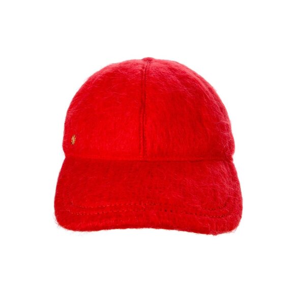New Authentic Gucci GG Logo Mohair Orange Baseball Hat Size S - Picture 1 of 9
